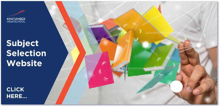 khs subject selection website banner and link